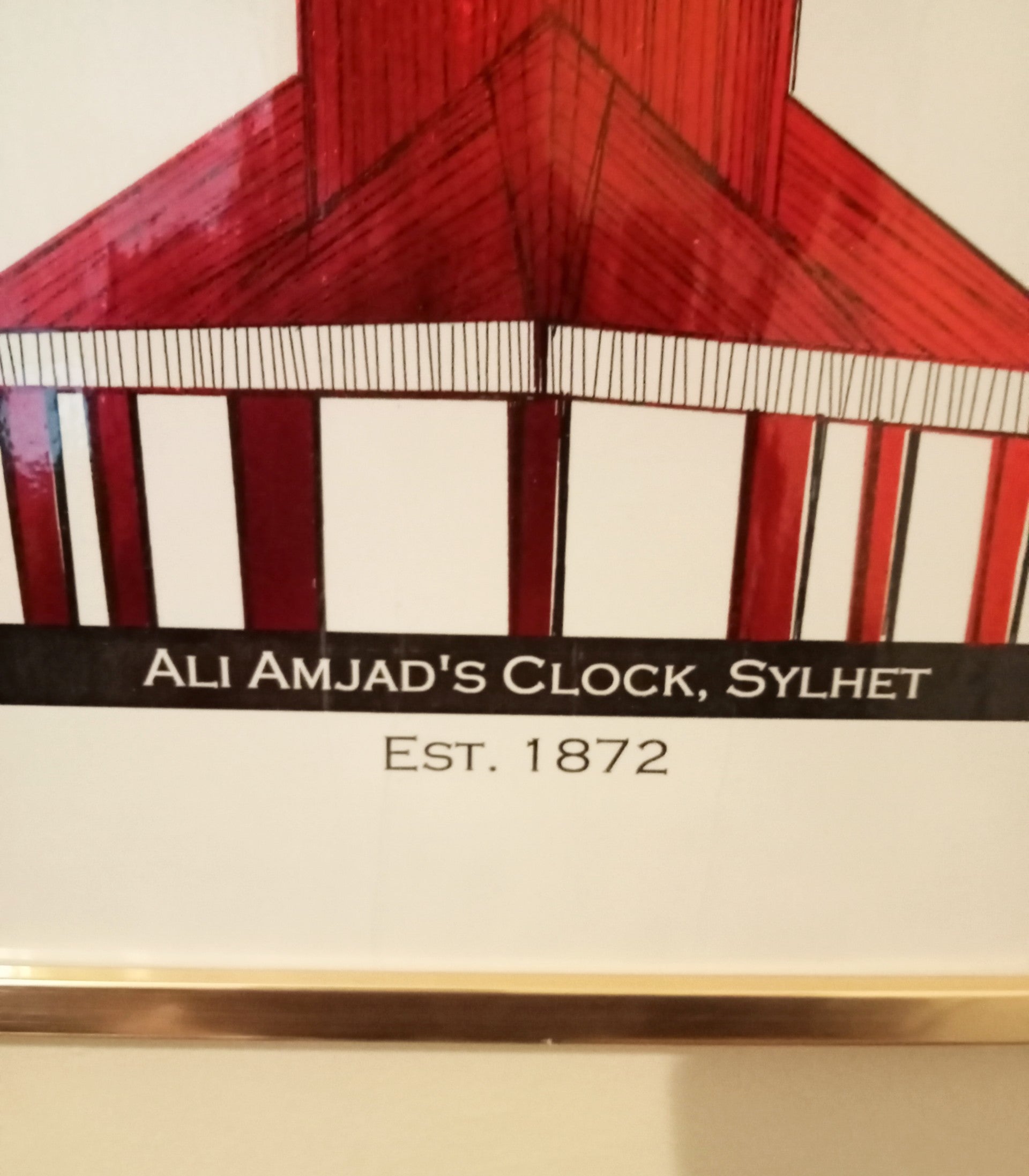 Sylheti Landmark - Ali Amjad's Clock Frame
