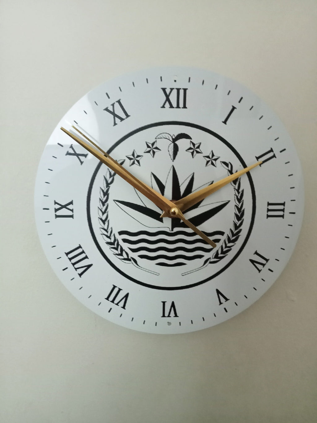 Bangladesh National Emblem Wall Clock