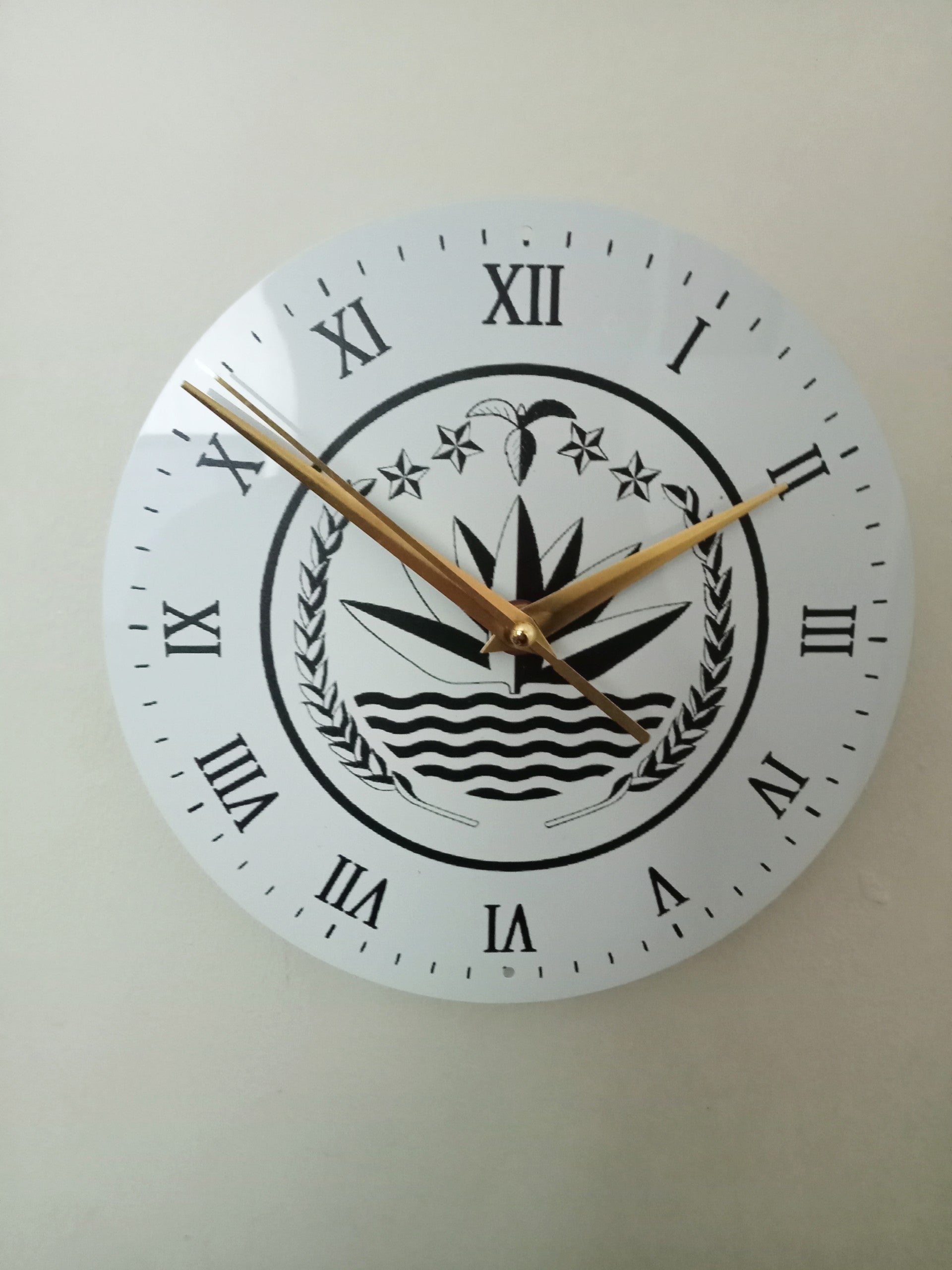 Bangladesh National Emblem Wall Clock