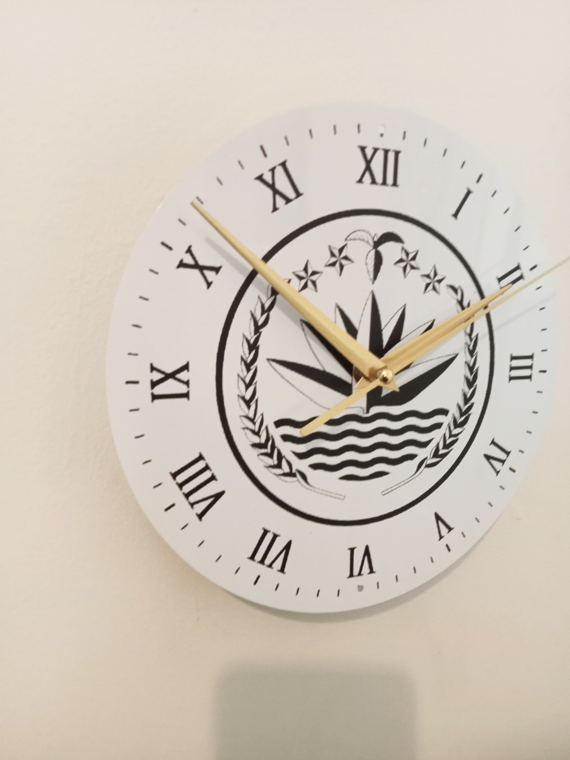 Bangladesh National Emblem Wall Clock