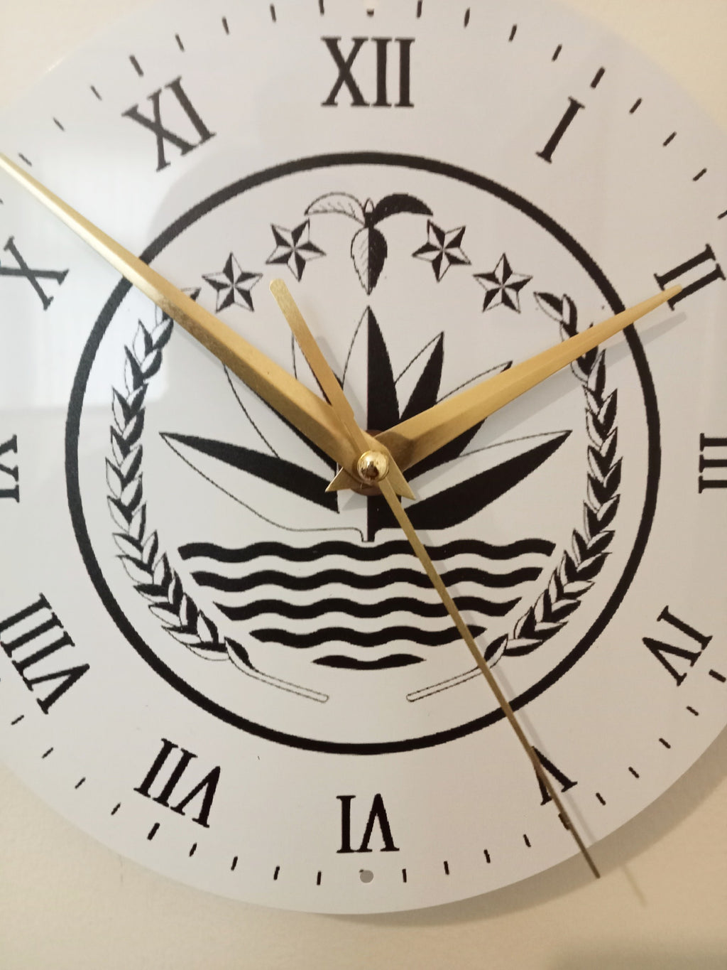 Bangladesh National Emblem Wall Clock