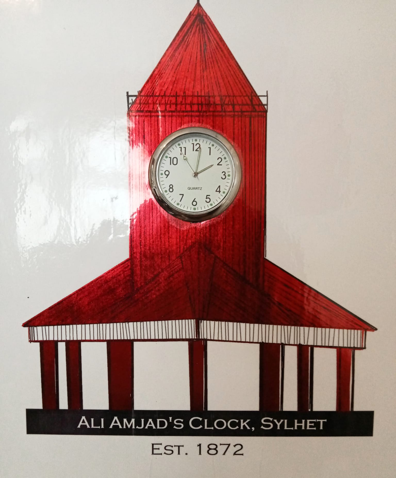 Sylheti Landmark - Ali Amjad's Clock Frame