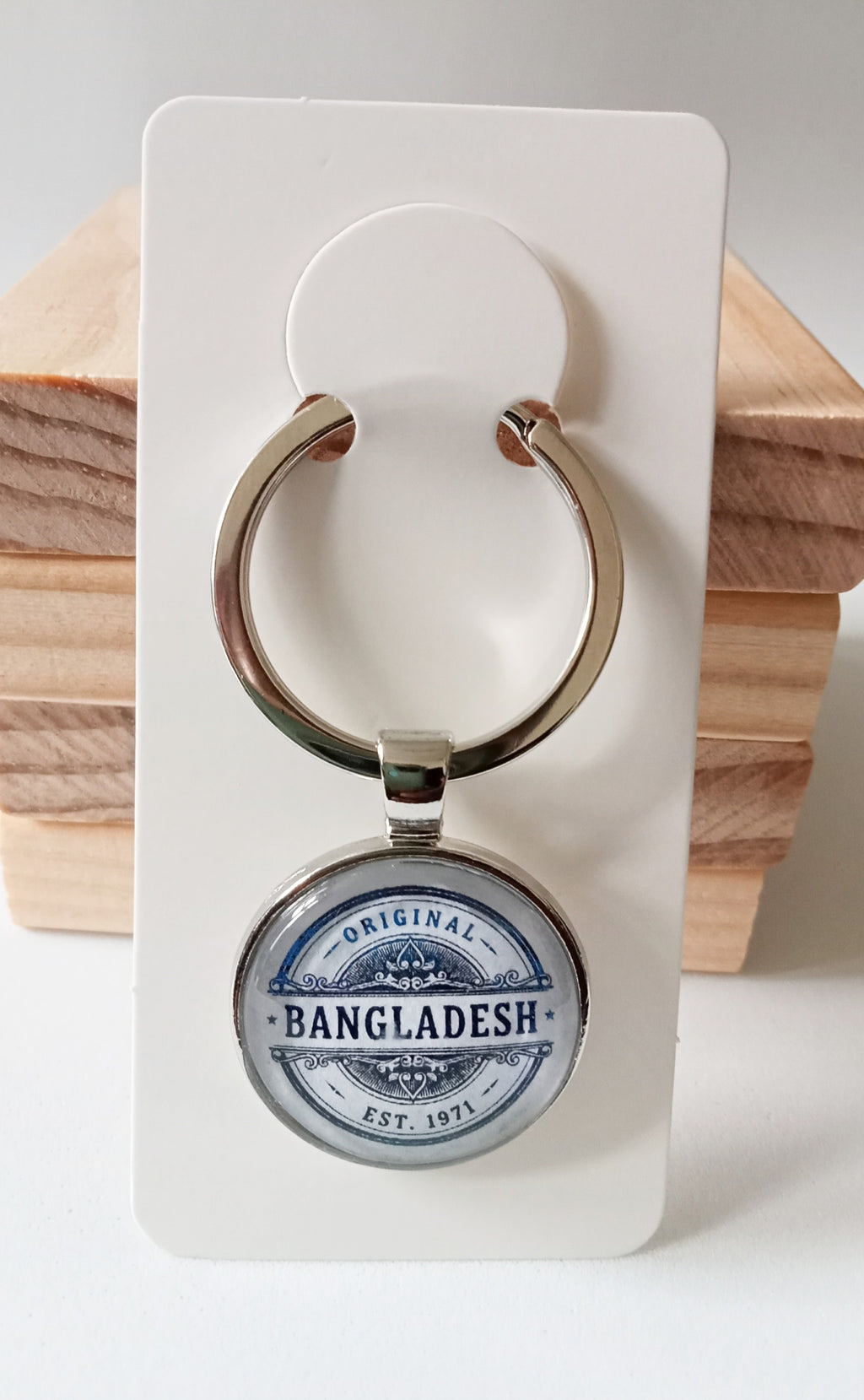 Bangladesh Round Keyring
