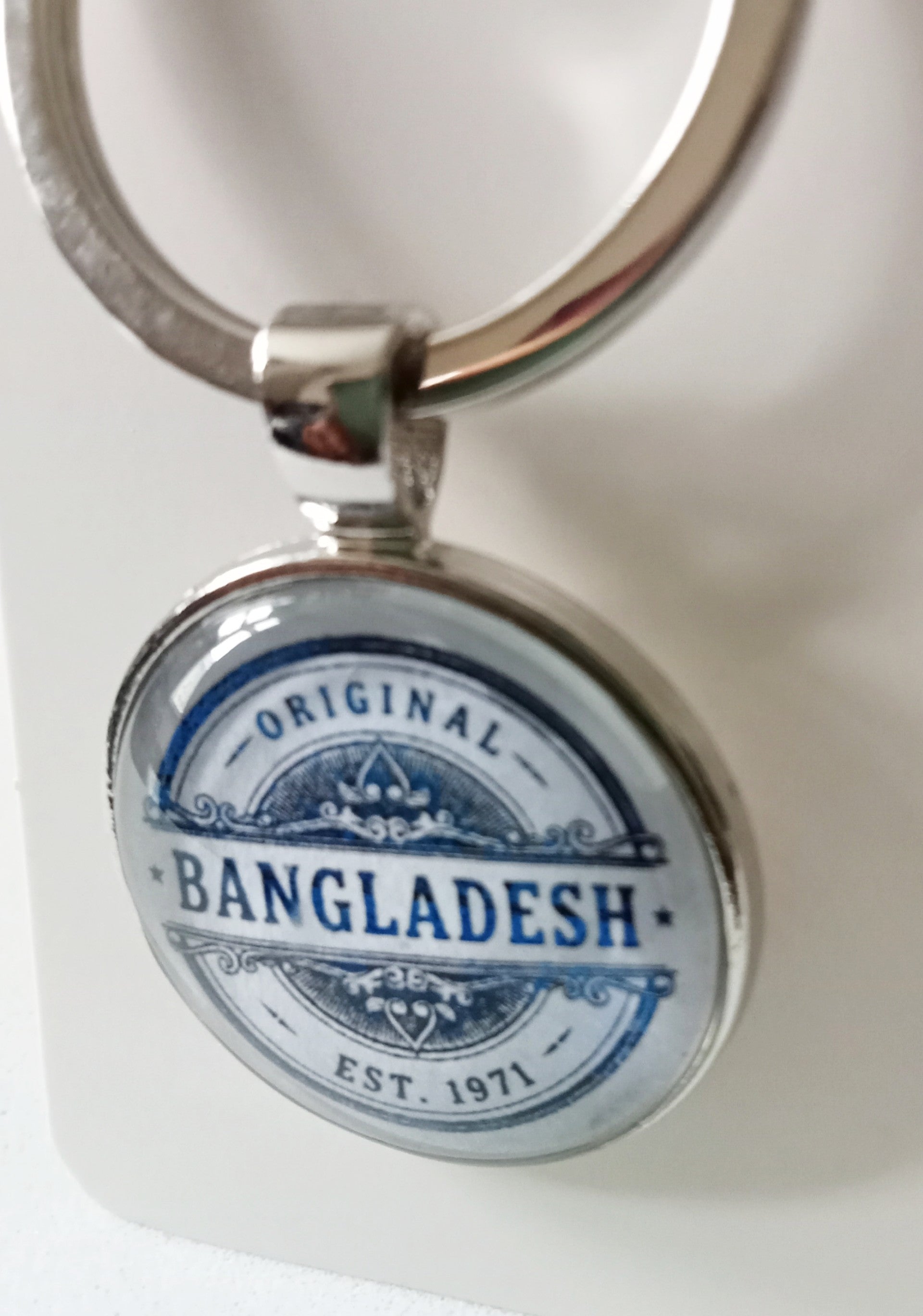 Bangladesh Round Keyring