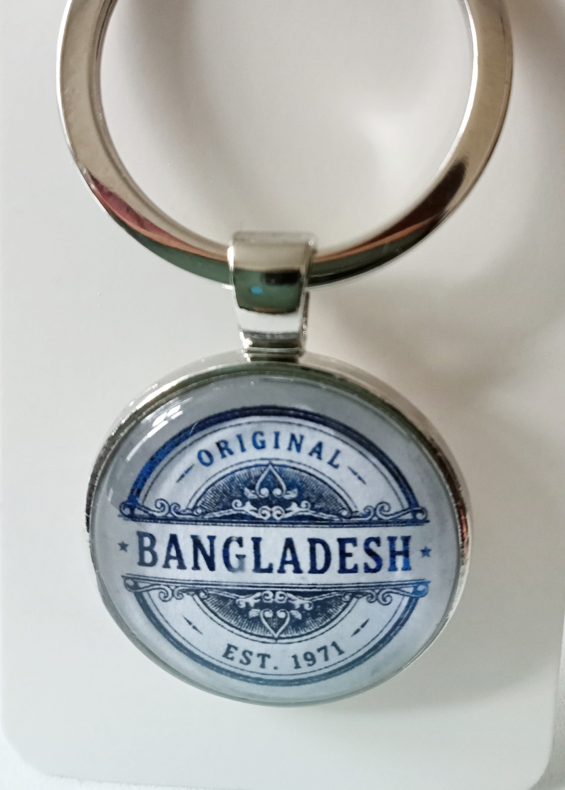 Bangladesh Round Keyring