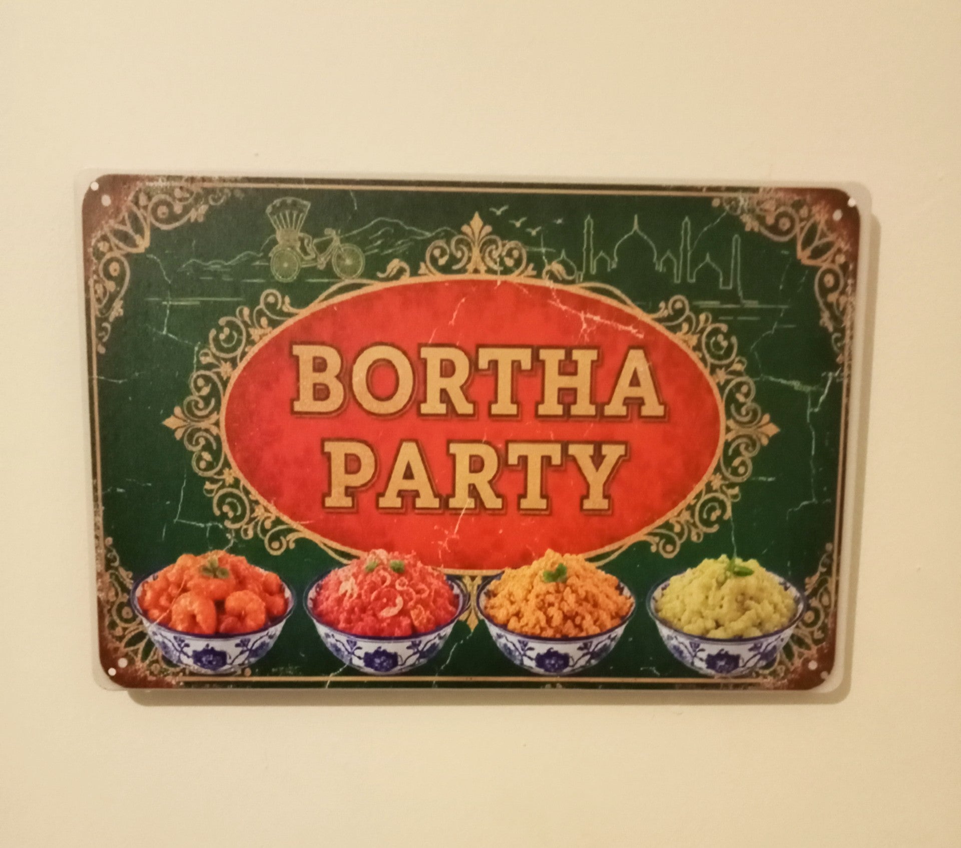 Bortha Party Sign