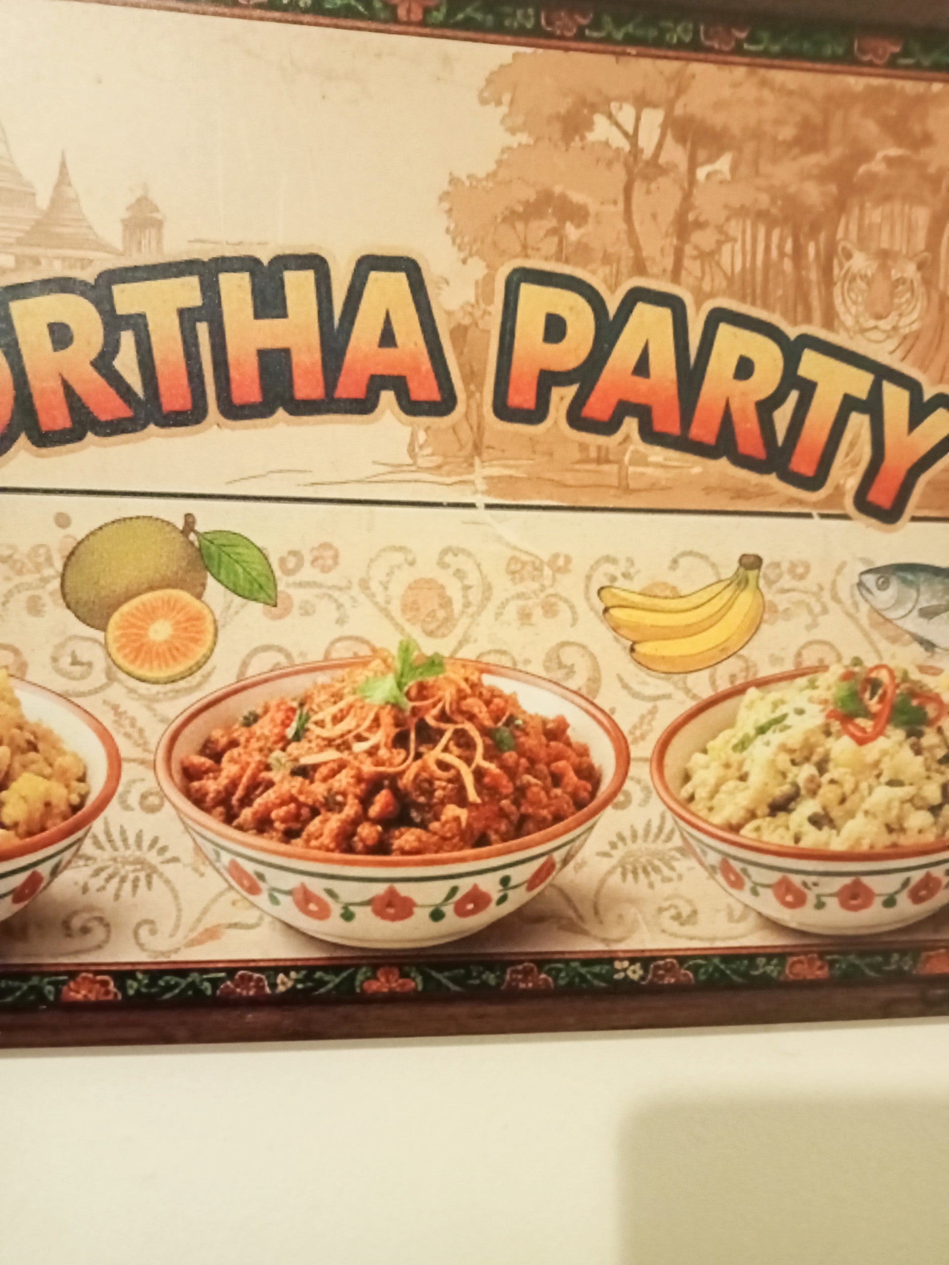 Bortha Party Sign 2