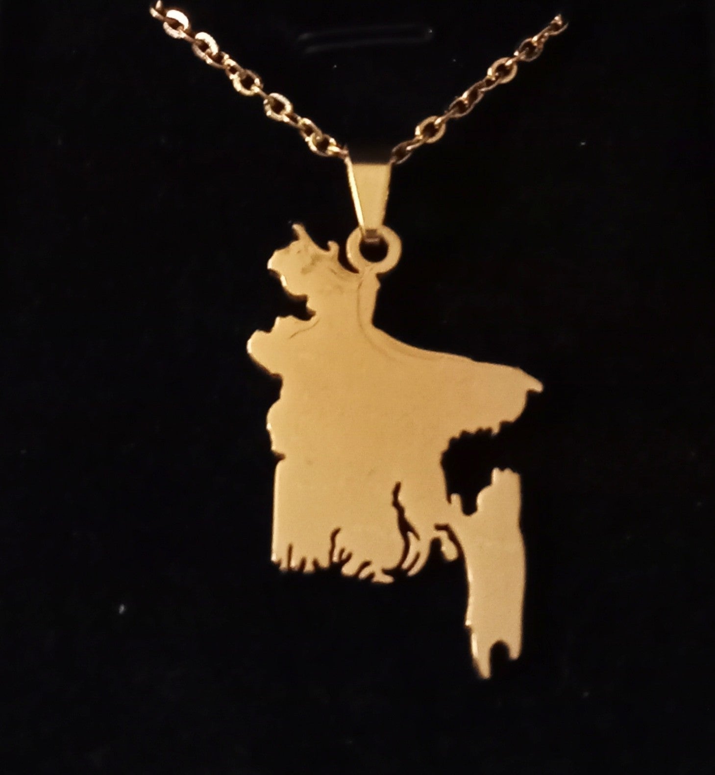 Gold Bangladesh Pendent Necklace