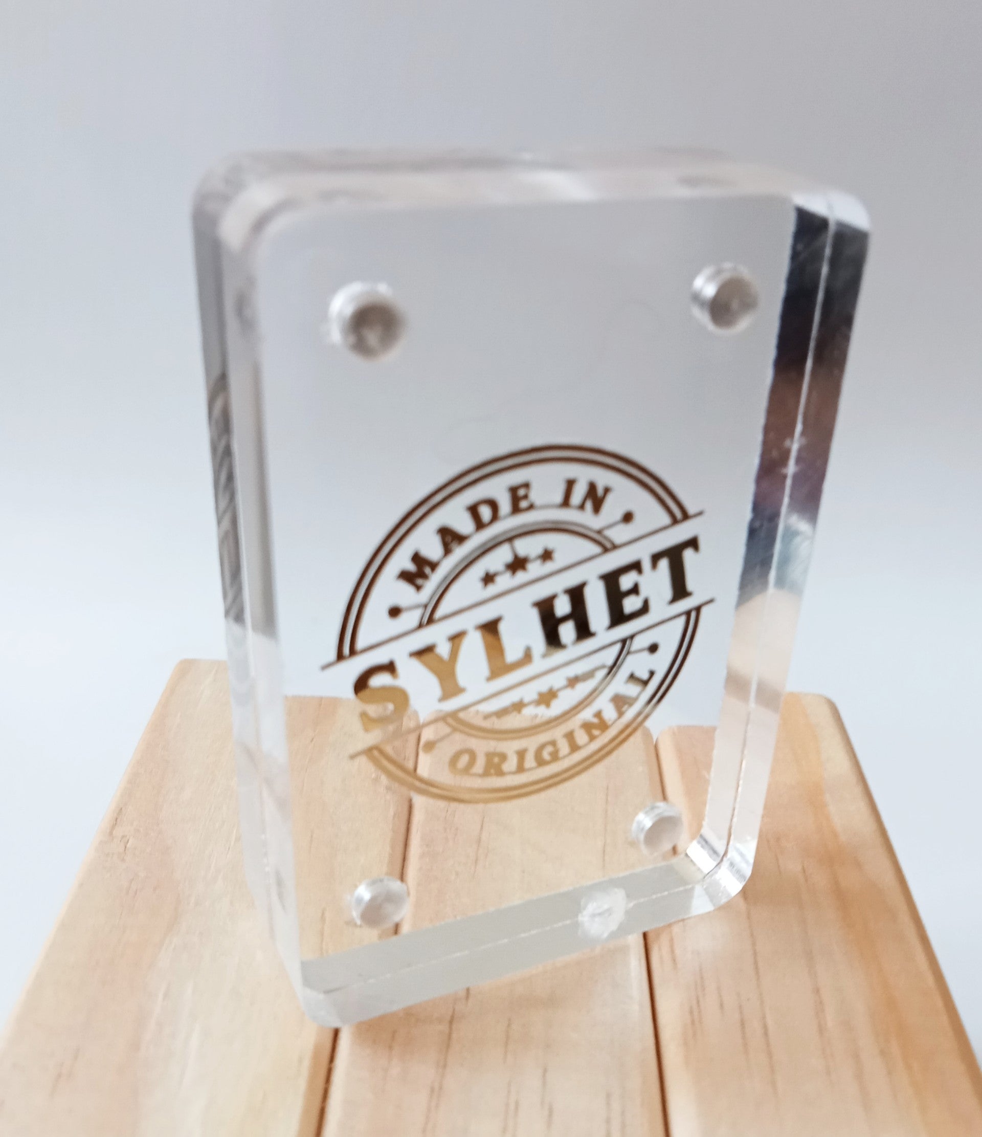 Gold Sylhet Acrylic Block
