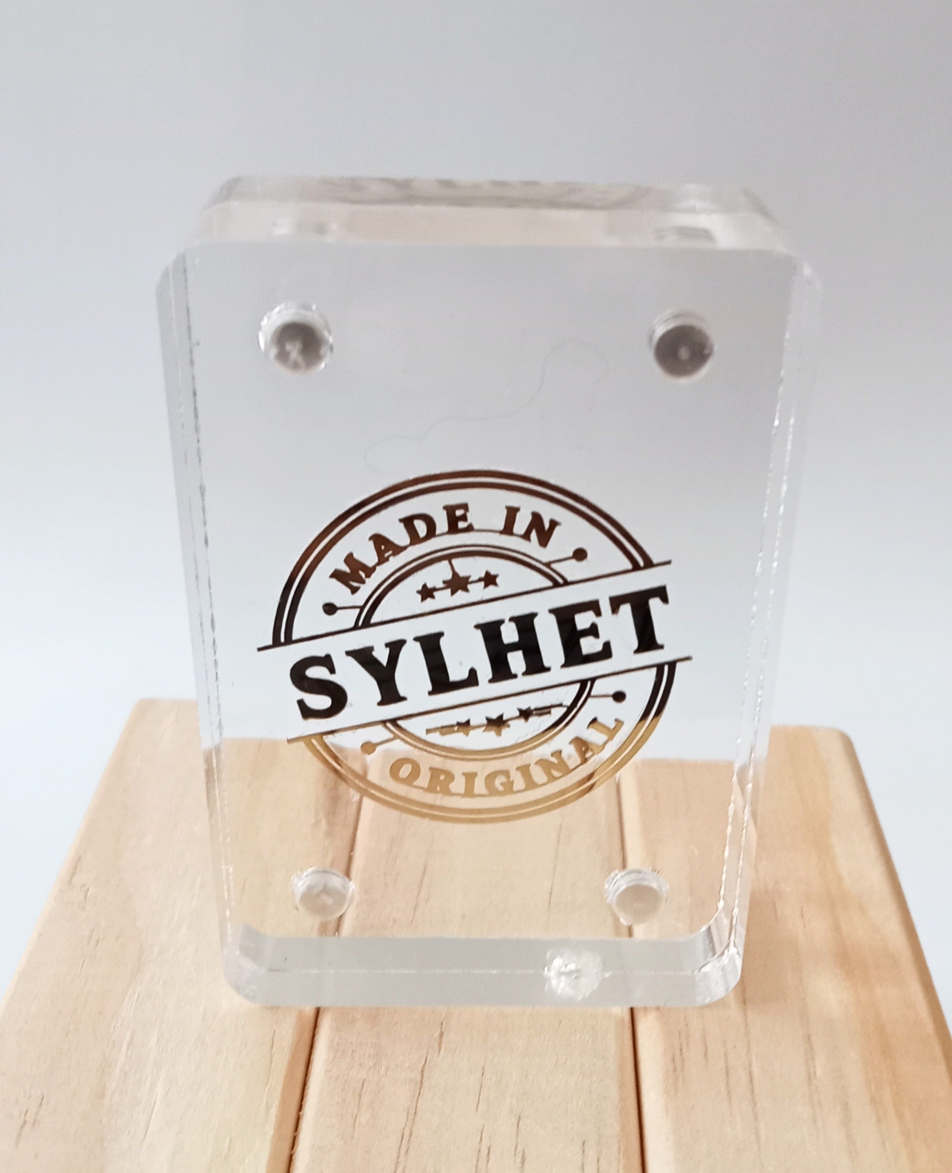 Gold Sylhet Acrylic Block