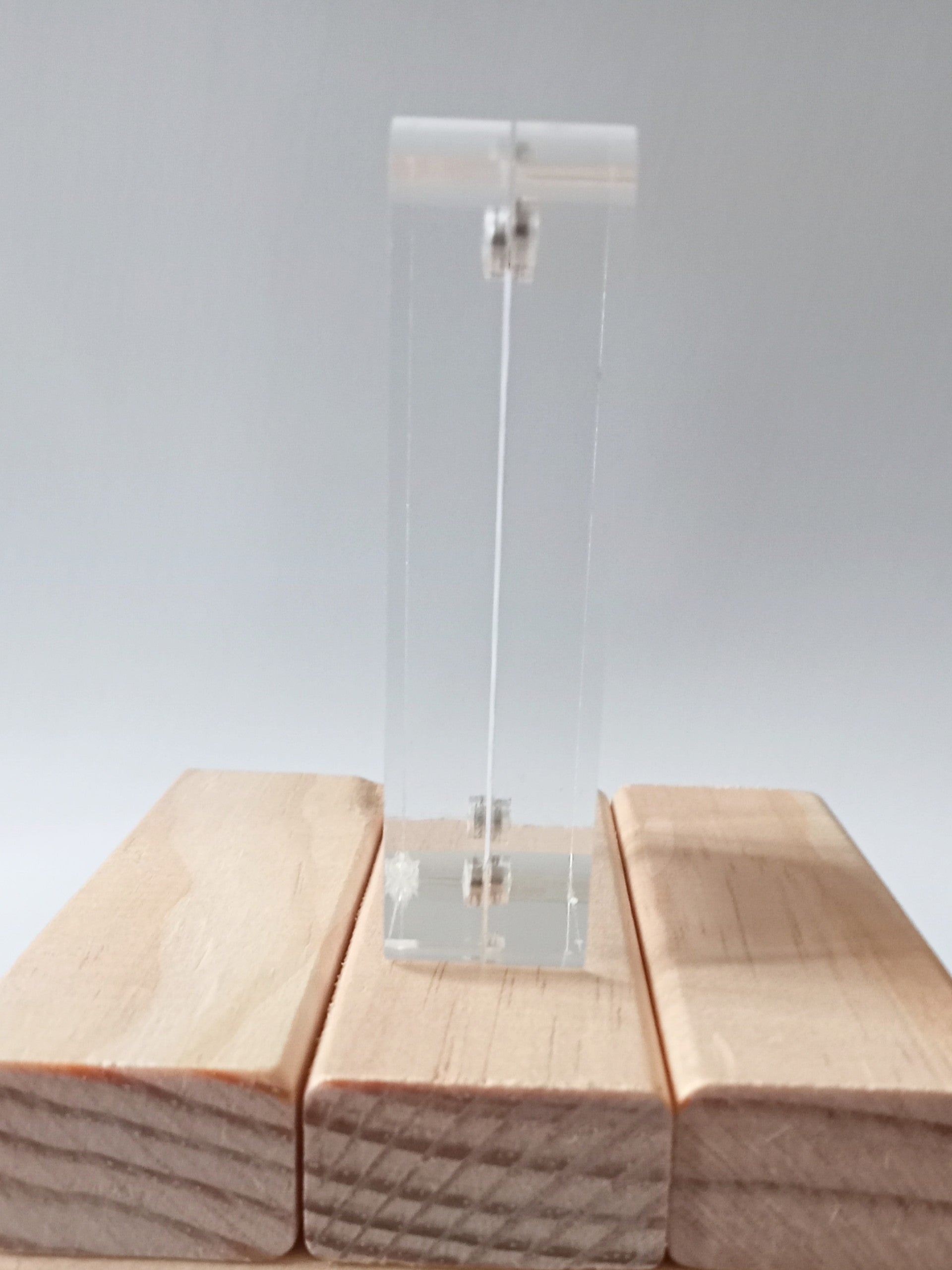 Bangladesh Farmer Plough Clear Acrylic Block