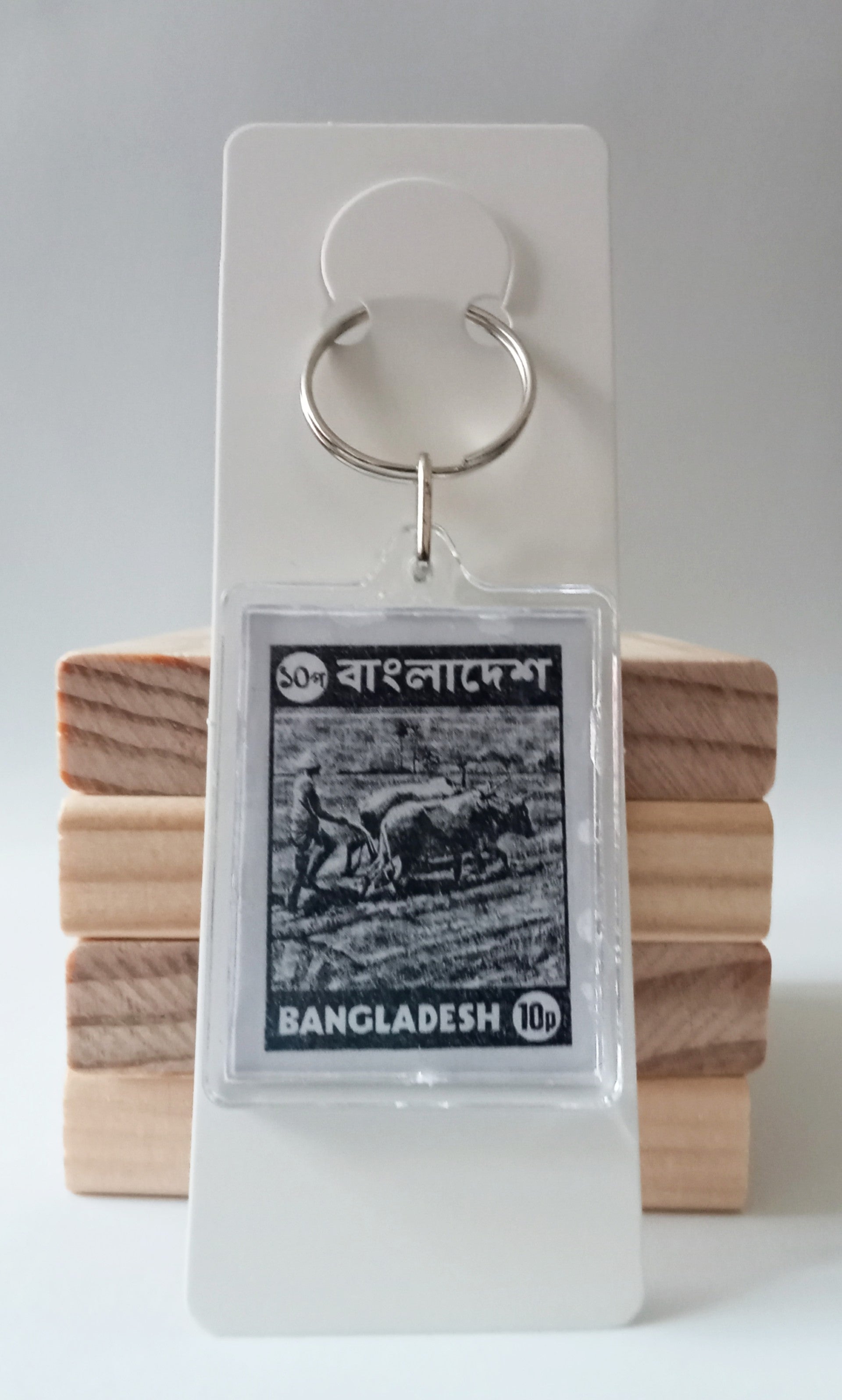 Bangladesh Farmer Acrylic Keyring