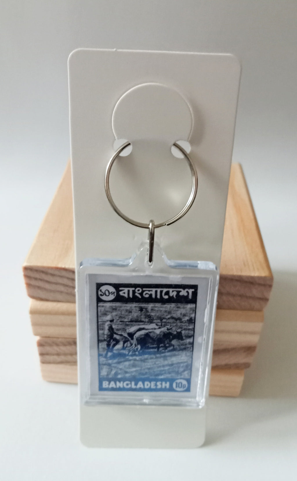Bangladesh Farmer Acrylic Keyring