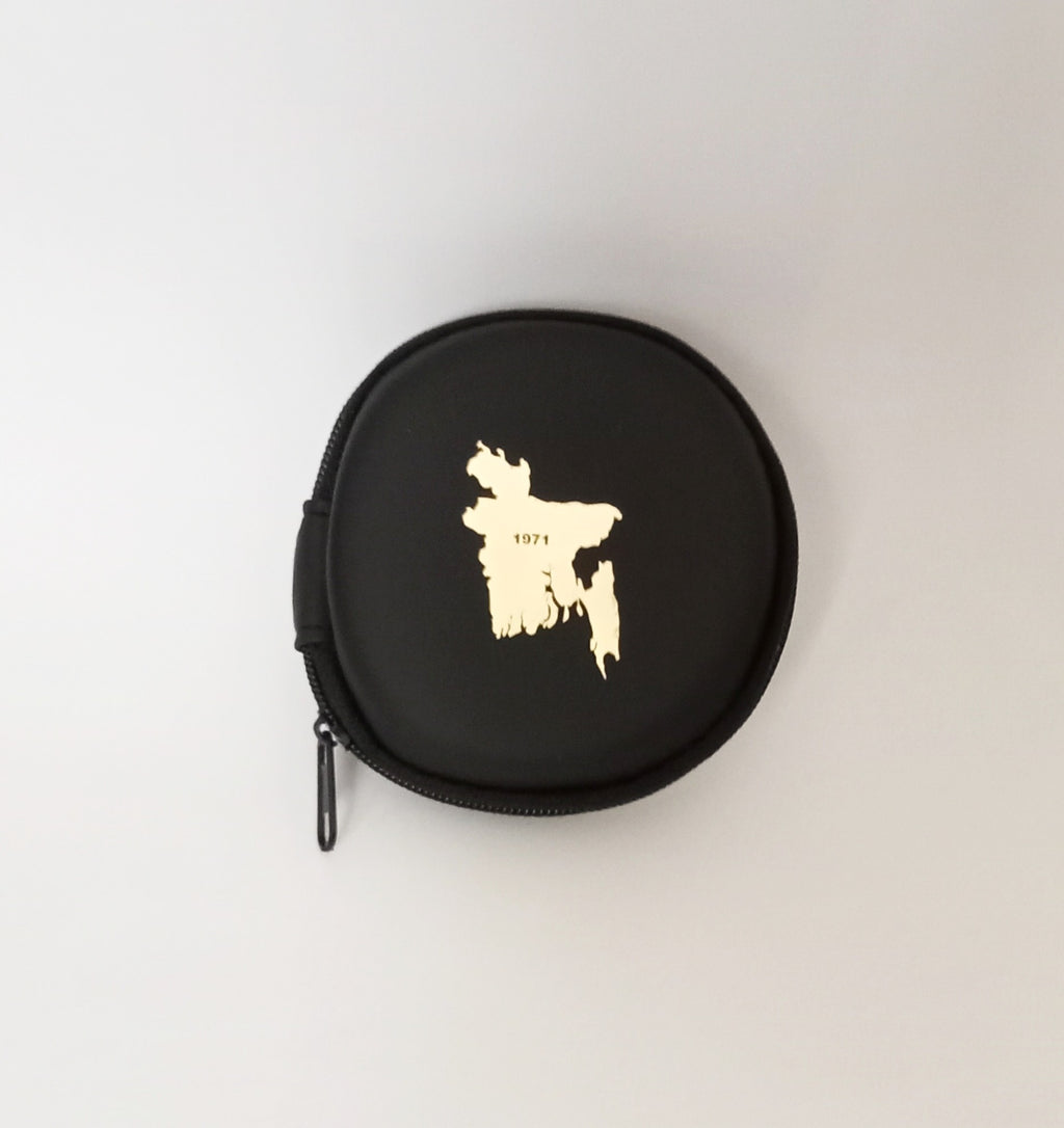 Gold Bangladesh Travel Organiser Pouch- ROUND