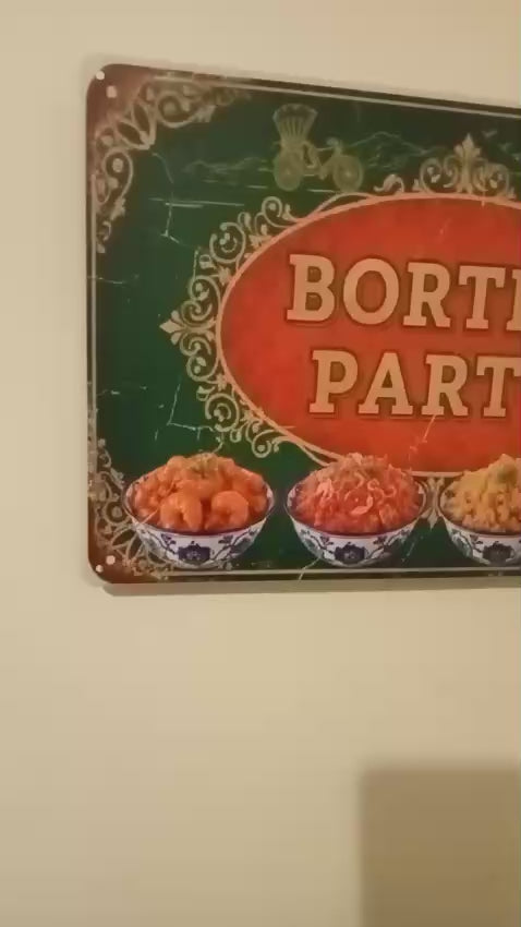 Bortha Party Sign