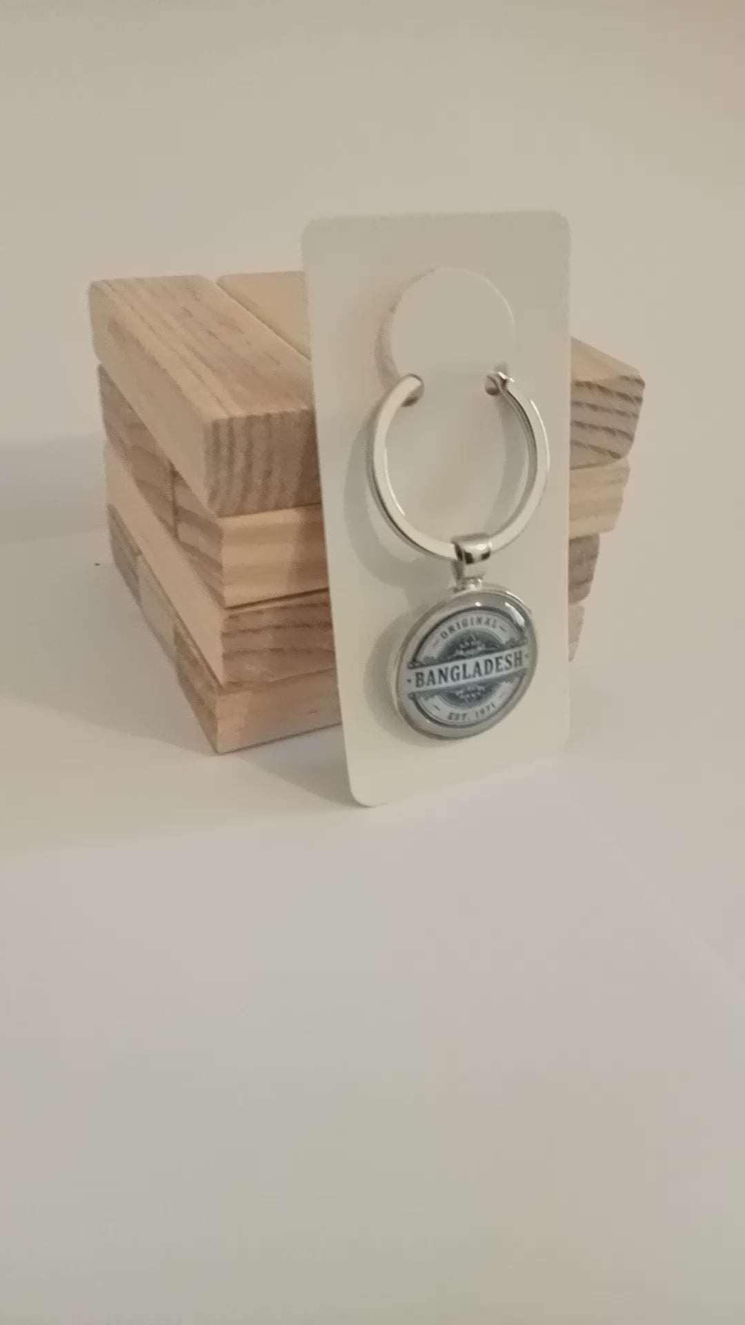Bangladesh Round Keyring