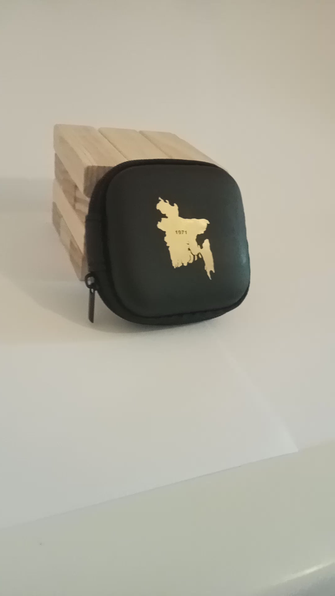Gold Bangladesh Travel Organiser Pouch - SQUARE