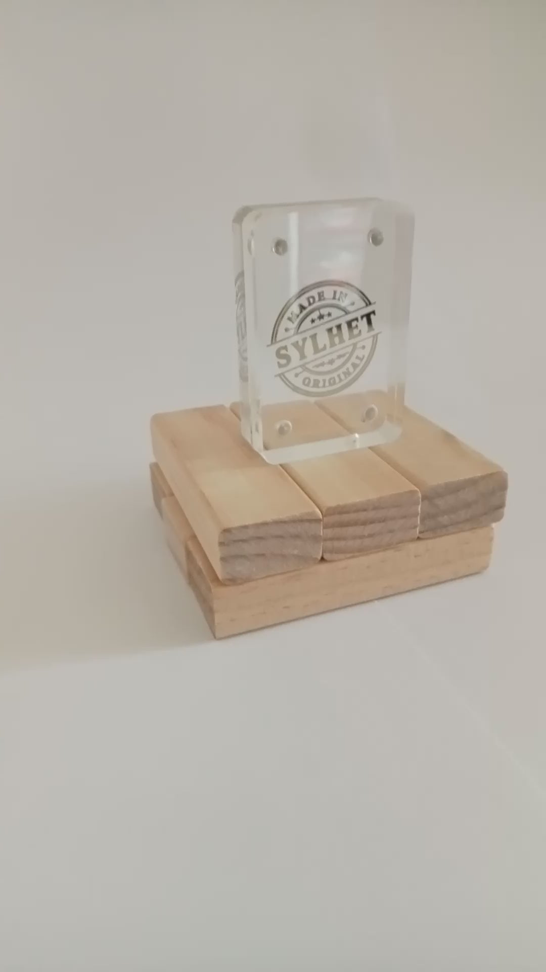 Gold Sylhet Acrylic Block