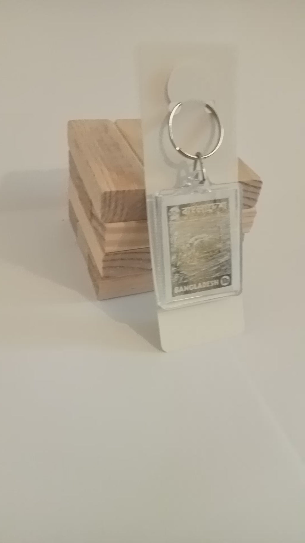 Bangladesh Farmer Acrylic Keyring