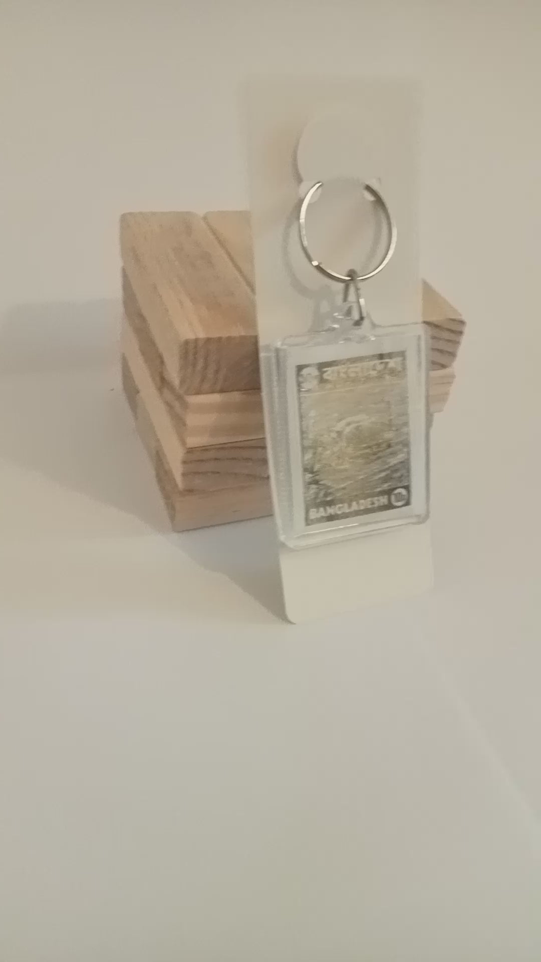 Bangladesh Farmer Acrylic Keyring
